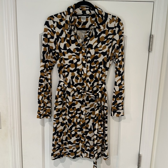 Diane von Furstenberg snap front mini Dress - 6 - Picture 1 of 11